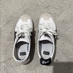 Onitsuka Tiger White and Black Sneakers